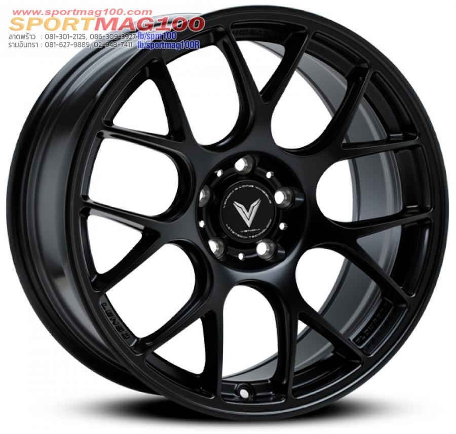 ล้อแม็ก Lenso Eurospeed Litetech+ FlowForming ขอบ 18 กว้าง 8.5นิ้ว 5รู114.3 Offset35 สีดำด้าน