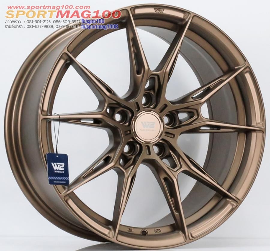 ล้อแม็ก Flowforming WFF-X ขอบ 18 กว้าง 8.5นิ้ว 5รู112/114 Offset35 สีทองแดง
