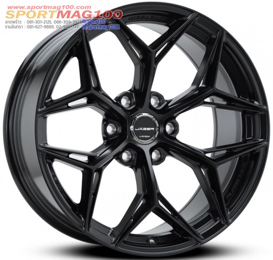 ล้อแม็ก Lenso Jager BLAZE Litetech+ FlowForming ขอบ 18 กว้าง 9นิ้ว 6รู139 Offset15 สีดำด้าน