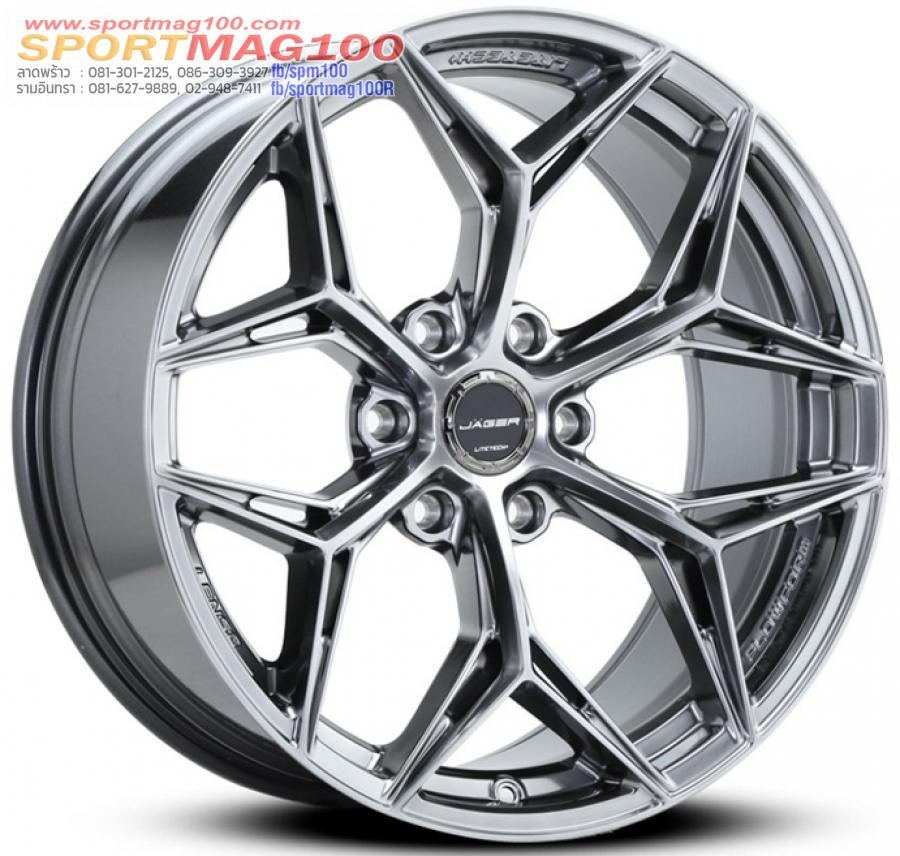 ล้อแม็ก Lenso Jager BLAZE Litetech+ FlowForming ขอบ 18 กว้าง 9นิ้ว 6รู139 Offset15 สีไฮเปอร์แบล็ค