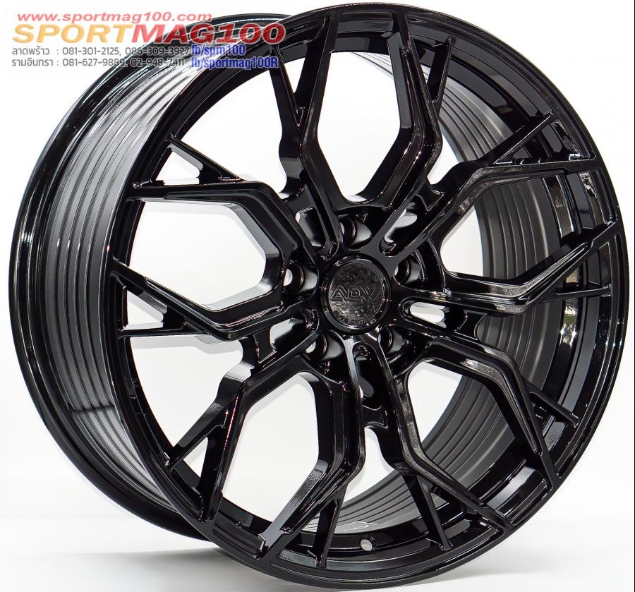 ล้อแม็กใหม่ AOW FF03 ขอบ18 กว้าง 8.5นิ้ว 5รู108 Offset35 สีดำเงา