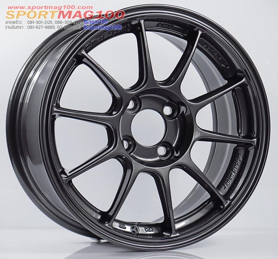 ล้อแม็กใหม่เบา Flowforming AOW TC105X ขอบ 16นิ้ว กว้าง7นิ้ว 4รู100 ET36 สีดาร์คกัน