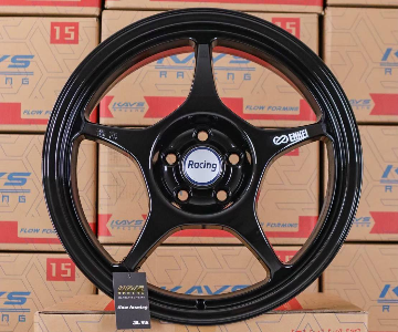 ล้อแม็ก Rp01 5รู100 ET38 สีดำ กว้าง7.5 ขอบ17นิ้ว 