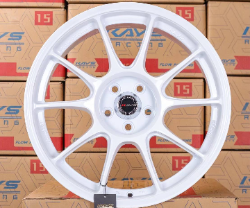 ล้อแม็ก TC105 5รู100 ET35 สีขาว กว้าง8 ขอบ17นิ้ว 