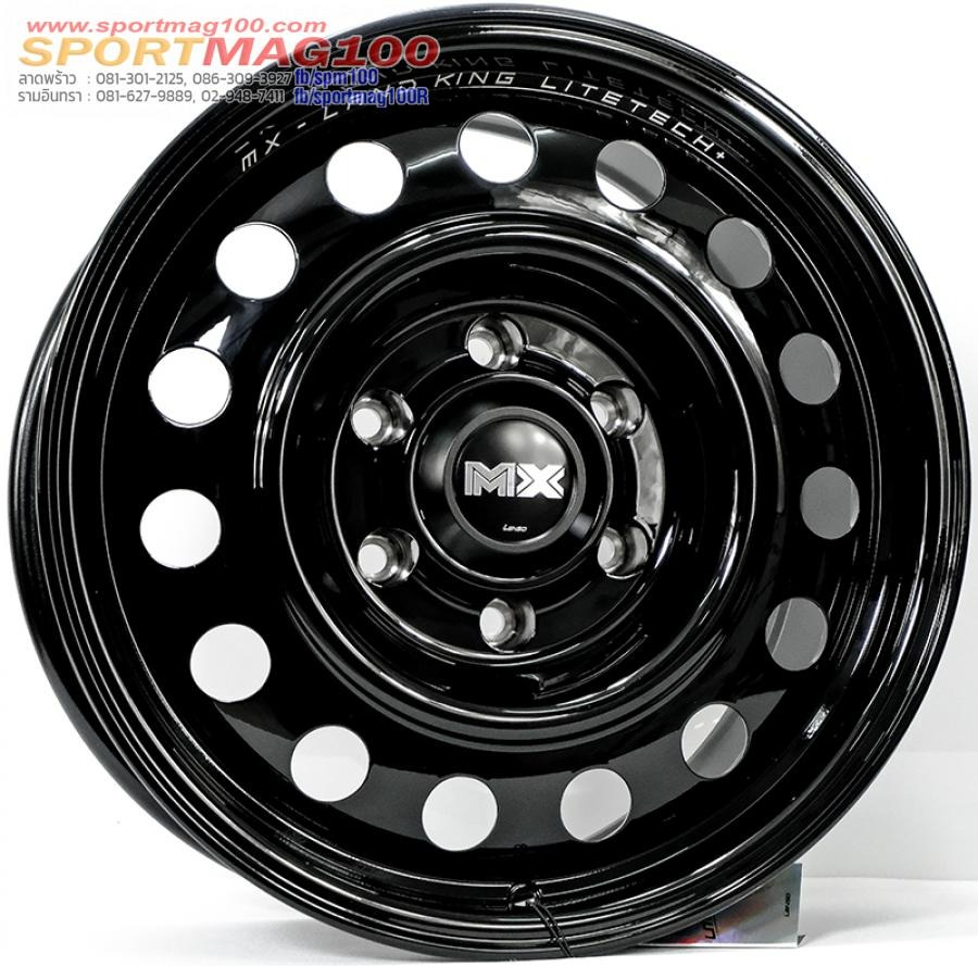 ล้อแม็ก Lenso MX LANDKING LITETECH+ FlowForming ขอบ17นิ้ว กว้าง 8.5นิ้ว 6รู139.7 Offset27 สีดำเงา