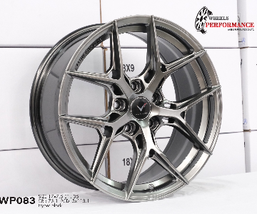 ล้อแม็ก WP-083 5รู114/112 Offset35 ไฮเปอร์แบล็ค กว้าง 7.5 ขอบ17นิ้ว