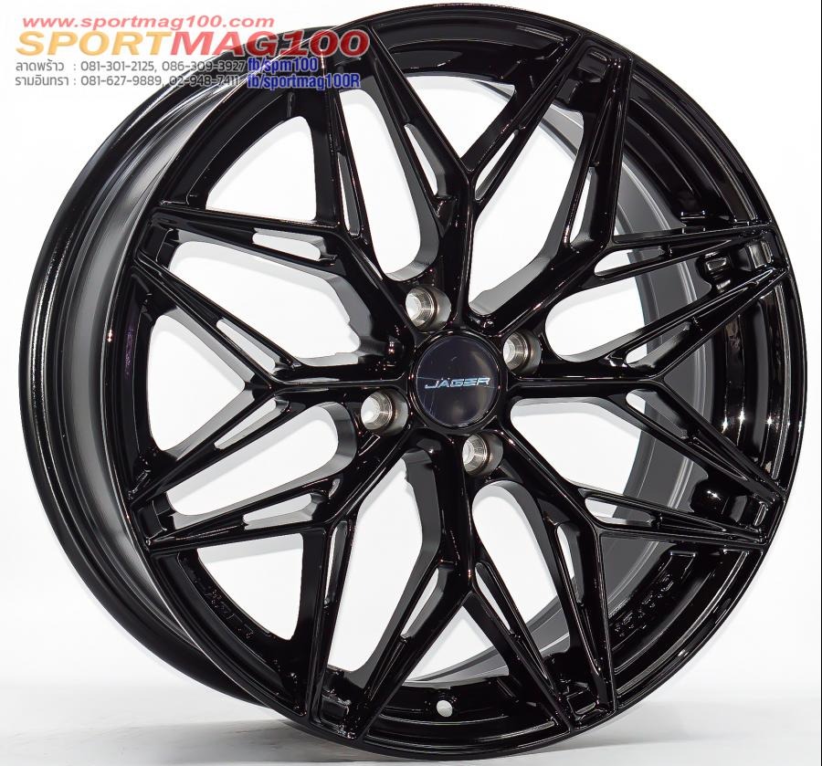 ล้อแม็กใหม่ Lenso Jager Buck JPB ขอบ17นิ้ว กว้าง7นิ้ว 4รู100 Offset35 สีดำเงา