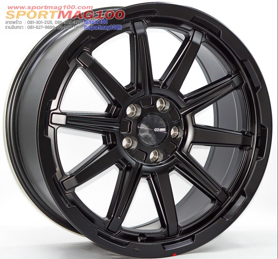 ล้อแม็กใหม่ Enkei MA12G ADVENTURE ขอบ18นิ้ว กว้าง8นิ้ว 5รู108 Offset35 CB63 สีดำด้าน