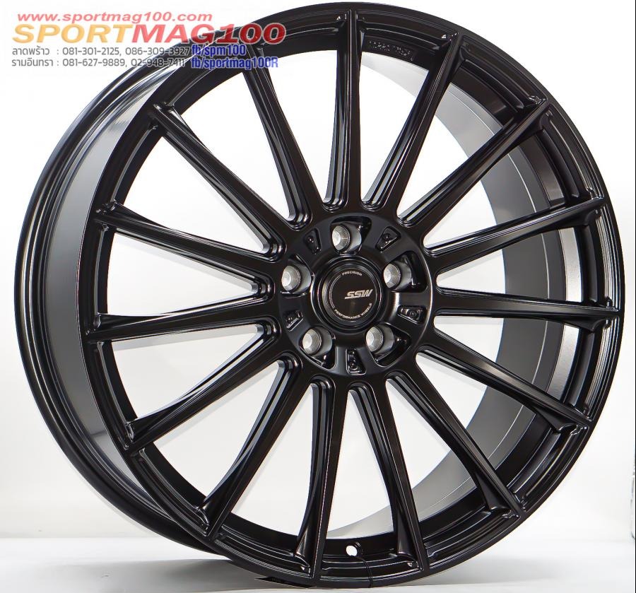 ล้อแม็กใหม่ SSW S399 ขอบ20นิ้ว กว้าง8.5นิ้ว 5รู108 Offset40 สีดำด้าน
