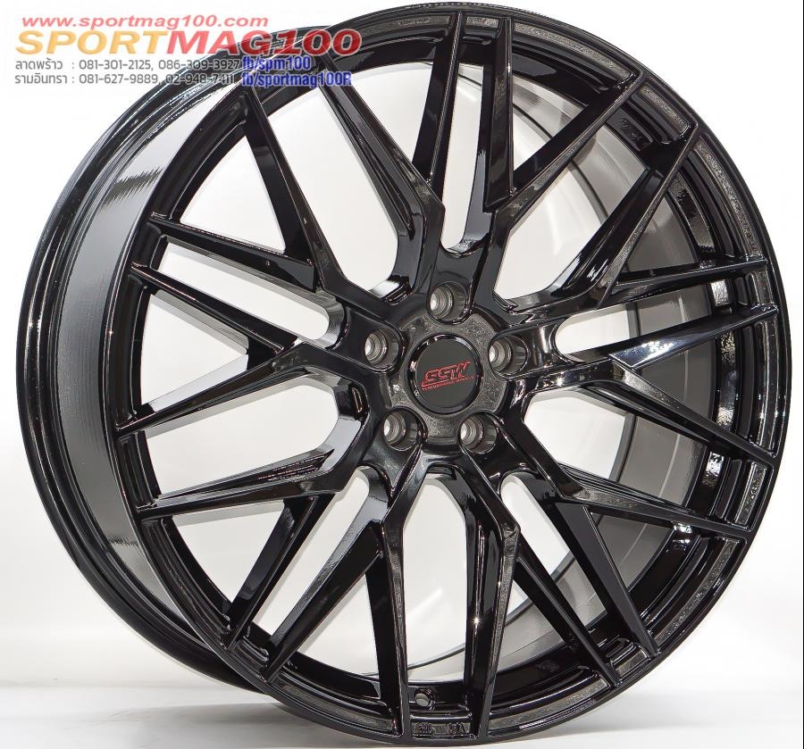 ล้อแม็กใหม่ SSW S348 ขอบ20นิ้ว กว้าง8.5นิ้ว 5รู108 Offset40 สีดำแวว