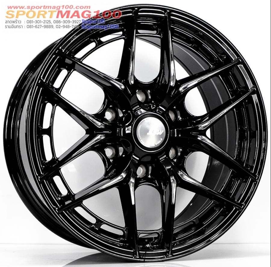 ล้อแม็ก SSW S437 ขอบ 17 กว้าง 8นิ้ว 6รู130 Offset25 สีดำเงา