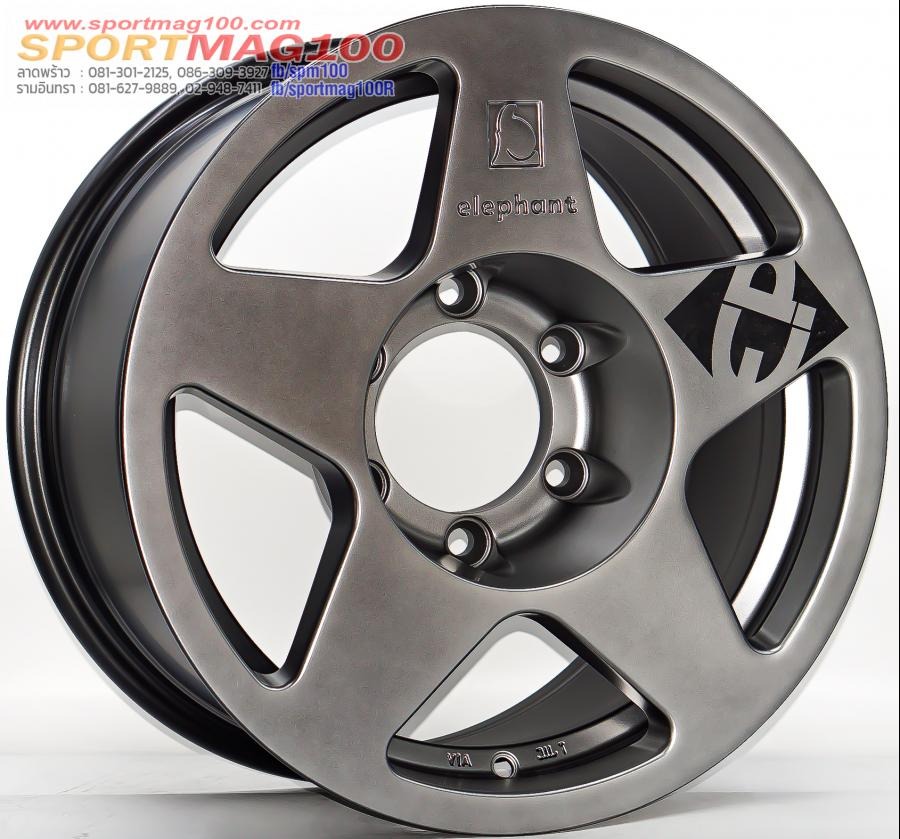 ล้อแม็กใหม่ Kspeed Bradley EP01 ขอบ16นิ้ว กว้าง8นิ้ว 6รู139.7 Offset10 สีคาร์บอนเกรย์