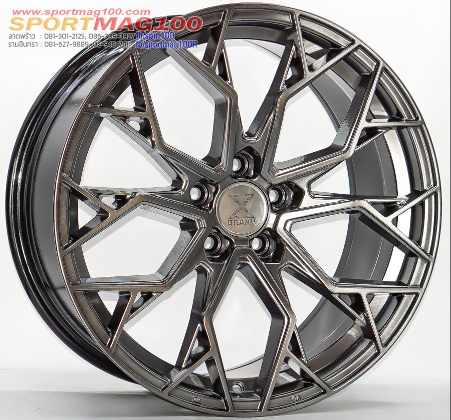 ล้อแม็กใหม่ Graxy X06B ขอบ18นิ้ว กว้าง8.5นิ้ว 5รู108 Offset35 สีไฮเปอร์แบล็ค
