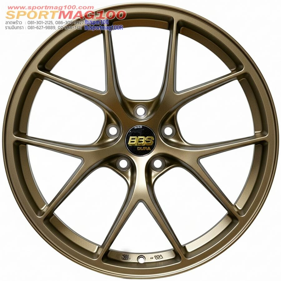 ล้อแม็ก MGW RID FlowForming ขอบ19นิ้ว กว้าง F8.5นิ้ว R9.5นิ้ว 5รู114.3/112 Offset35-38 สีDAIMOND GOLD