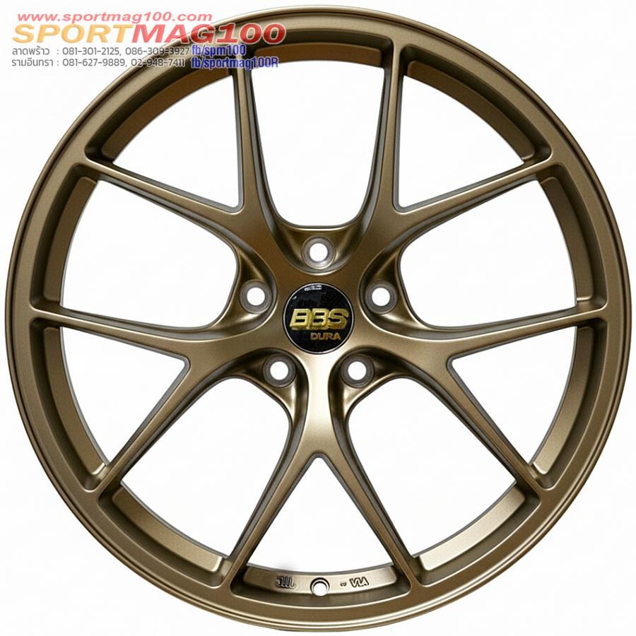 ล้อแม็ก MGW RID FlowForming ขอบ19นิ้ว กว้าง F8.5นิ้ว R9.5นิ้ว 5รู112/114.3 Offset35-38 สีDAIMOND GOLD