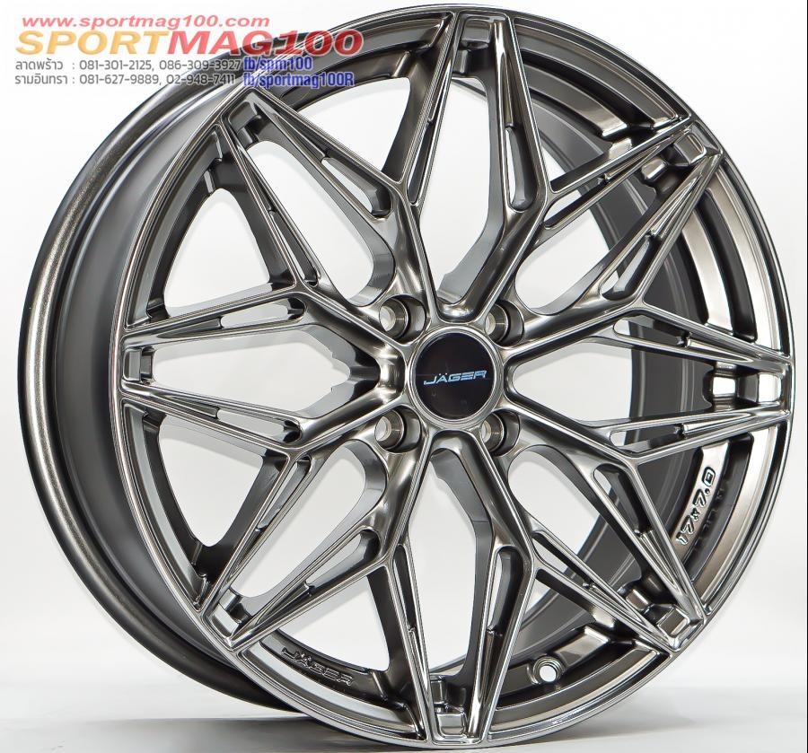 ล้อแม็กใหม่ Lenso Jager Buck JPB ขอบ17นิ้ว กว้าง7นิ้ว 4รู100 Offset35 สีไฮเปอร์แบล็ค