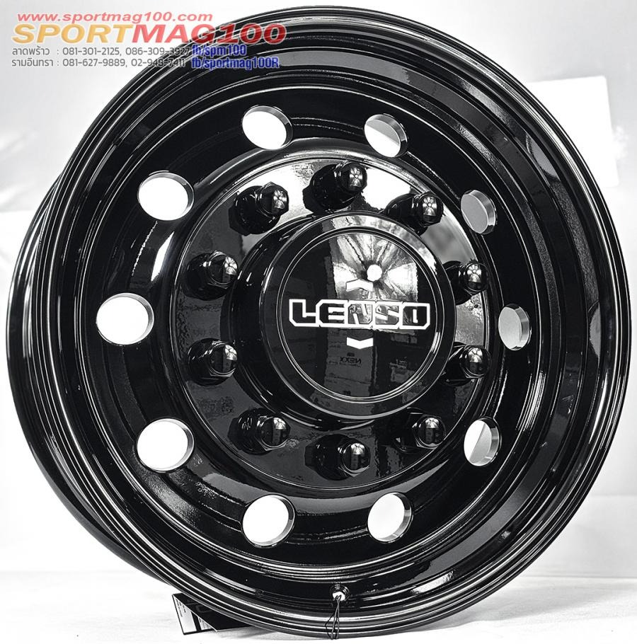 ล้อแม็ก Lenso Mx Dallas ขอบ20นิ้ว กว้าง9นิ้ว 6รู139.7 Offset12 สีดำเงา