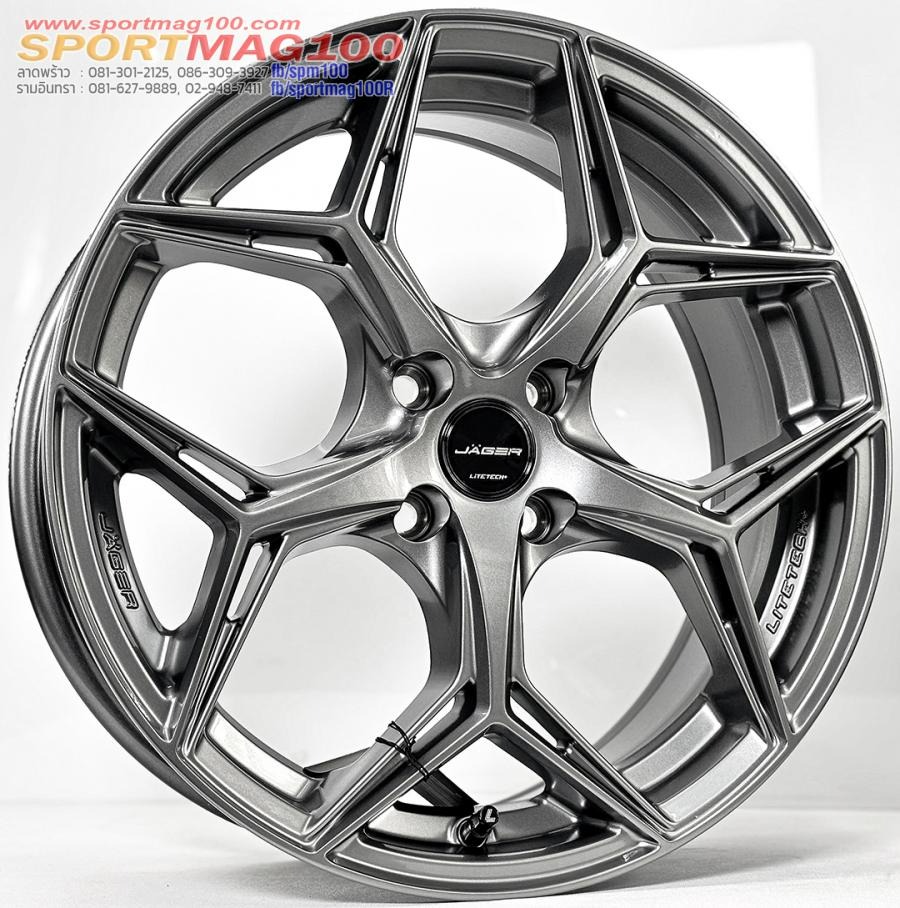 ล้อแม็ก Lenso Jager Blaze Litetech Flowforming ขอบ17นิ้ว กว้าง7นิ้ว 4รู100 Offset35 สีนีโอไฮเปอร์