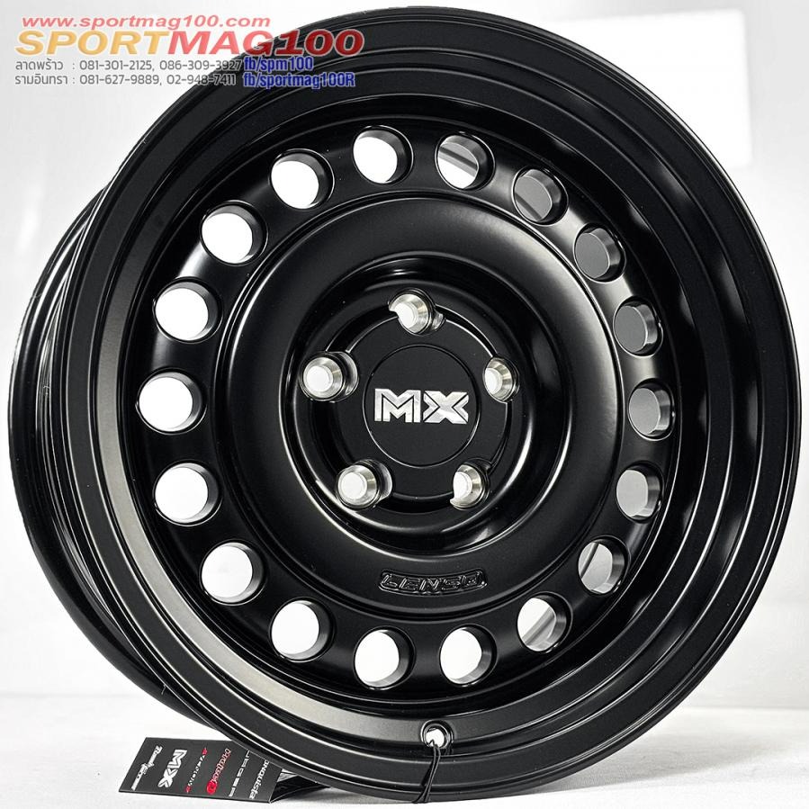 ล้อแม็ก Lenso MX JUNGLE ขอบ16นิ้ว กว้าง8นิ้ว 5รู114.3 Offset20 สีดำด้าน