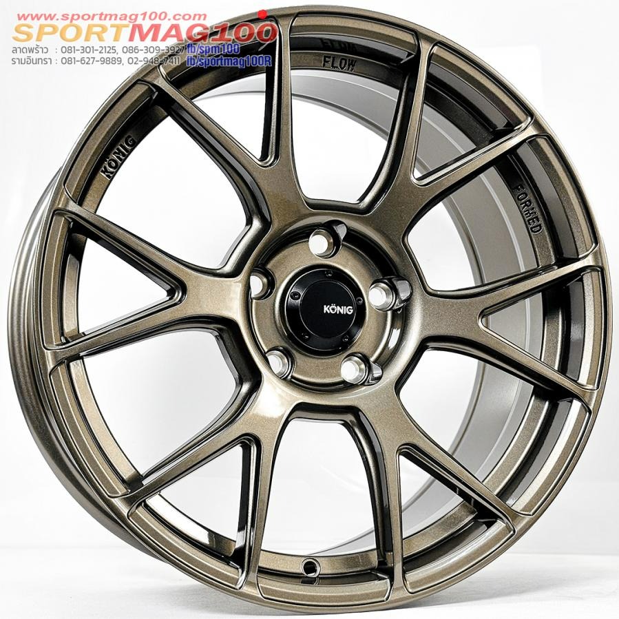 ล้อแม็ก KONIG N636 FlowForming ขอบ18นิ้ว กว้าง8.5นิ้ว 5รู120 Offset35 สีทอง