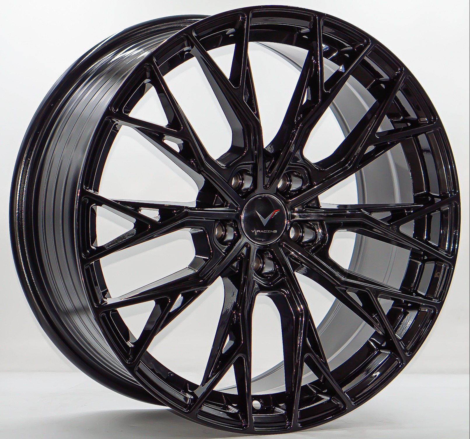 ล้อแม็ก Flowforming HR224 5รู114/112 ET35 ดำแวว กว้าง8.5 ขอบ18นิ้ว 