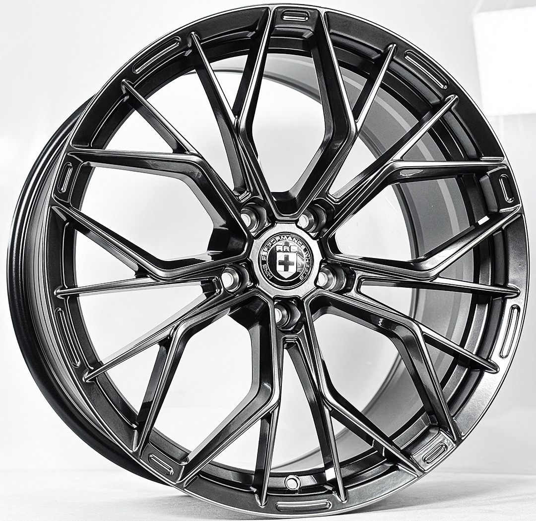 ล้อแม็ก MGW HRE Flowforming ขอบ18นิ้ว กว้าง8นิ้ว 5รู112/114.3 Offset38 สีไฮเปอร์แบล็ค