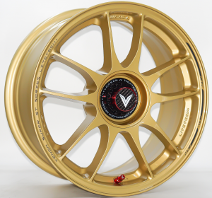 ล้อแม็ก Lenso VNK Venom Litetech+ FlowForming ขอบ15นิ้ว กว้าง7นิ้ว 4รู100 Offset35 สีทอง
