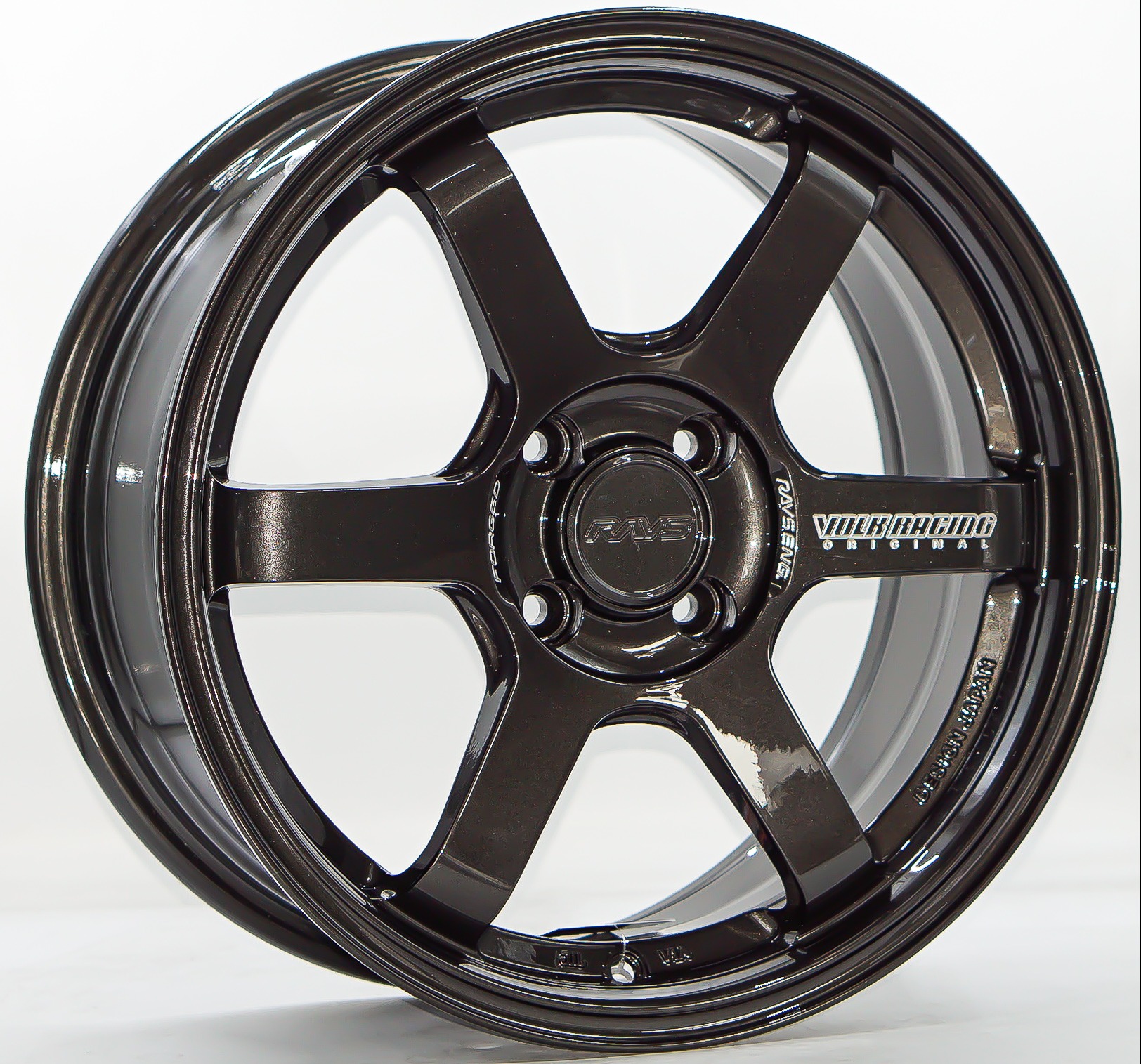 ล้อแม็กใหม่เบา Flowforming AOW TE37 Sonic 4รู100 ไดมอนด์แบล็ค 7-16นิ้ว 