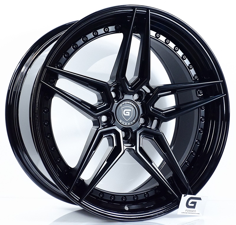 ล้อแม็ก ล้อแม็กแท้2ชิ้น G-Forged GF12 5รู114 สีBlackMatt.gb ET32-40 F8.5 R10-20นิ้ว