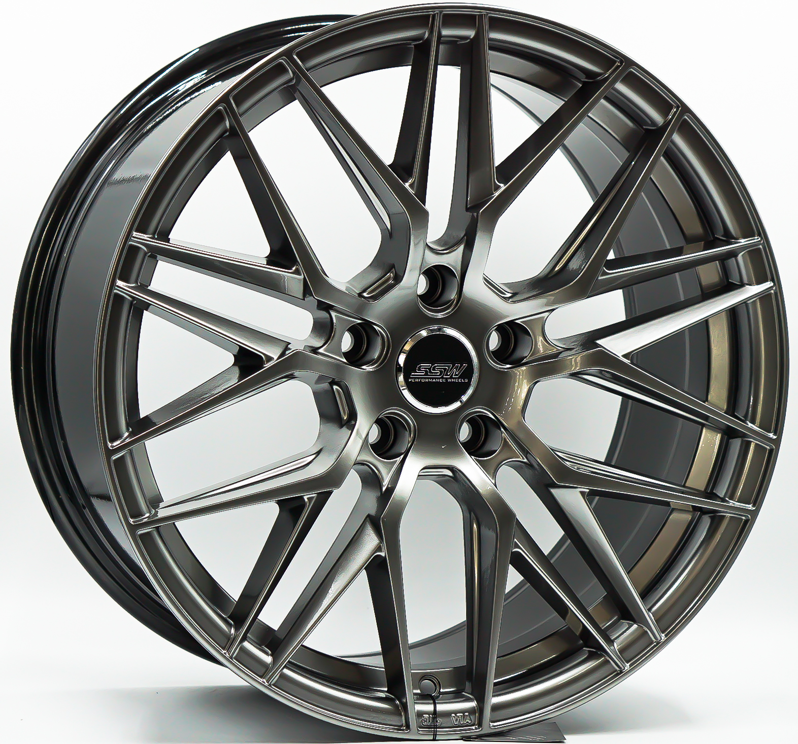 ล้อแม็ก ล้อแม็กใหม่ SSW Vorsteiner348 5รู114 ET40 ไฮเปอร์แบล็ค 8.5-18นิ้ว 