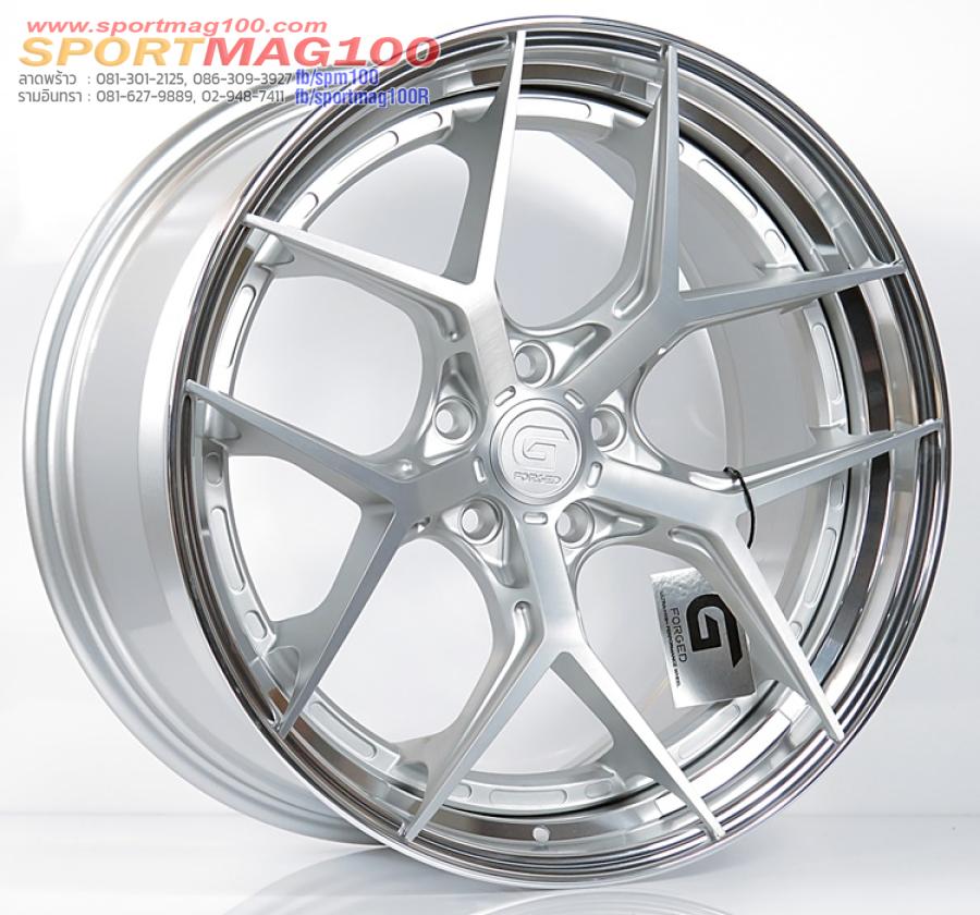 ล้อแม็ก ล้อแม็กแท้2ชิ้น G-Forged GF01 5รู114 สีBrusSilmatt/DIA ET32 8.5-19นิ้ว