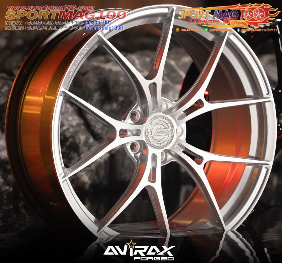 ล้อแม็ก ล้อแม็กใหม่ AVIRAX FORGED GL500 5รู114/112 ET35 ซิลเวอร์ 8.5-19นิ้ว