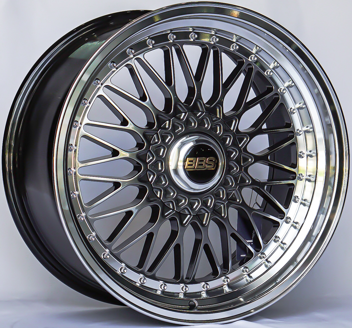 ล้อแม็กใหม่พรีเมียม FlowForming BRS RS 5รู120 ET35-40 ไฮเปอร์ดาร์คขอบเงา F8.5 R9.5-19นิ้ว 