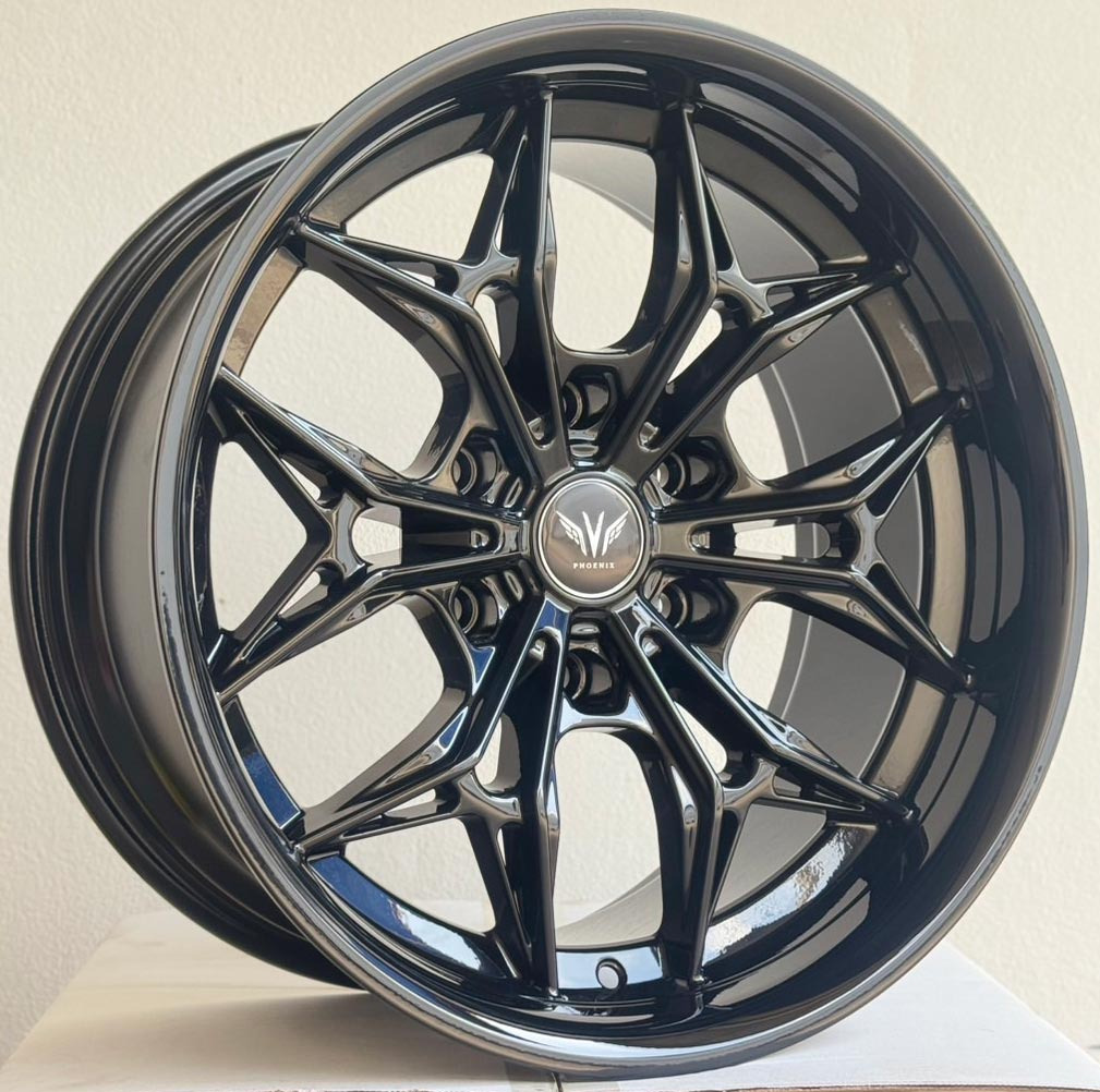  ล้อแม็ก V-Racing HRX409 6รู139 ET0 ดำด้าน กว้าง9 ขอบ18นิ้ว 