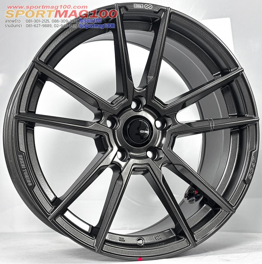 ล้อแม็กใหม่ ENKEI SC47 ขอบ18นิ้ว กว้าง8.5นิ้ว 5รู114.3 Offset40 สีกันเมทาลิก