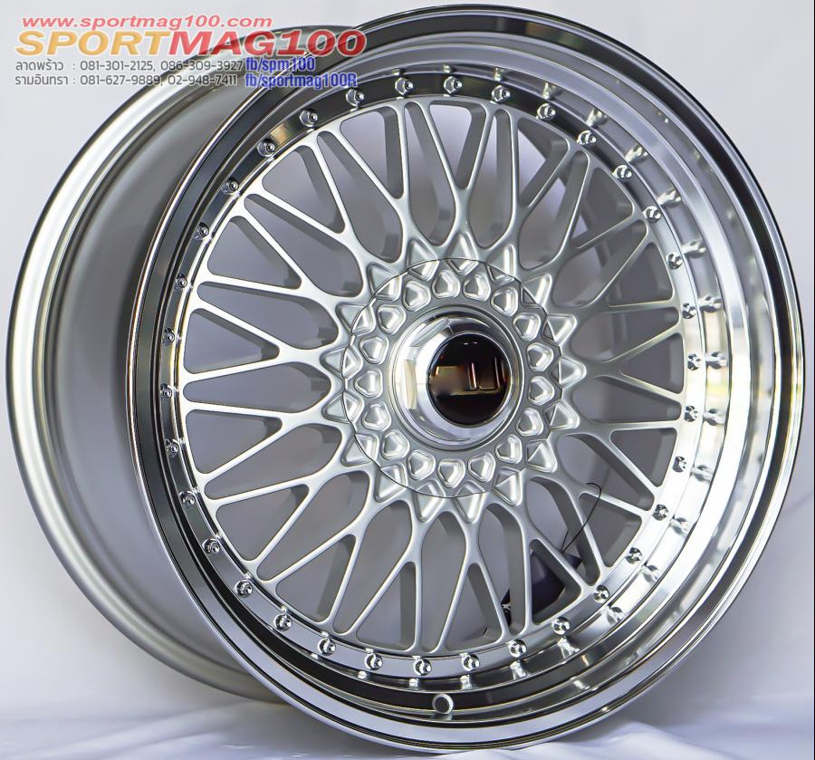ล้อแม็กใหม่พรีเมียม FlowForming BRS RS 5รู112 ET35-40 ซิลเวอร์ F8.5 R9.5-19นิ้ว