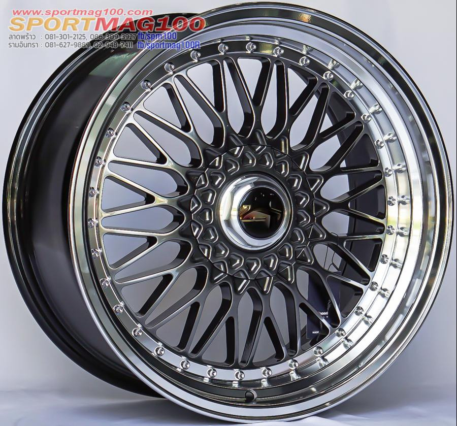 ล้อแม็กใหม่พรีเมียม FlowForming BRS RS 5รู112 ET35-40 ไฮเปอร์ดาร์ค F8.5 R9.5-19นิ้ว