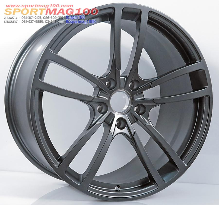 ล้อแม็กใหม่เบา Forged Porsche AF1879 5รู130 เทา F9.5 R11-21นิ้ว