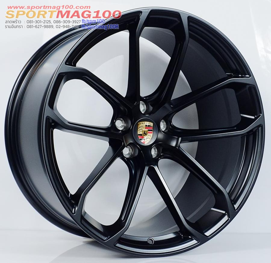 ล้อแม็กเบาสุดFORGED Porsche D9379 5รู112 ET26-19 ดำด้าน F9 R10-20นิ้ว