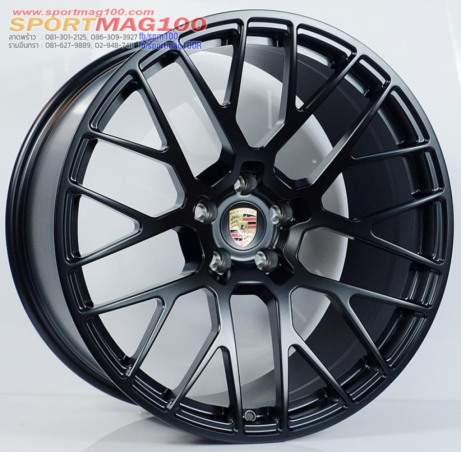 ล้อแม็กเบาสุดFORGED Porsche D5019 5รู112 ET26-19 ดำด้าน F9 R10-20นิ้ว