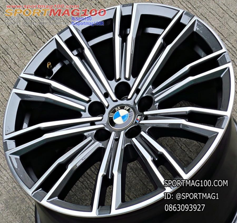 ล้อแม็กมือสองแท้ห้าง BMW 320D M sport 5รู112 กันเมทาลิกหน้าเงา 8-18นิ้ว(ลาดพร้าว)