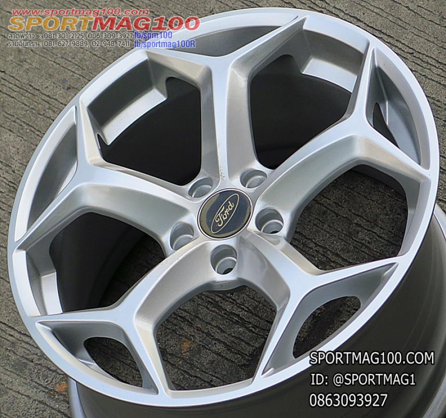 ล้อแม็กมือสอง Ford Focus 5รู108 ซิลเวอร์ 8-18นิ้ว(ลาดพร้าว)