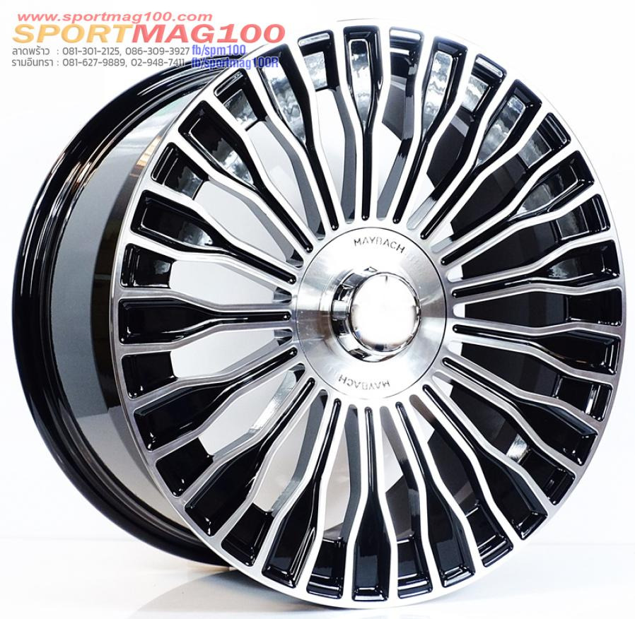 ล้อแม็กใหม่สุดเบา Forged D195406 5รู112 ดำหน้าเงา ET36-43 F8.5 R9.5 -19นิ้ว