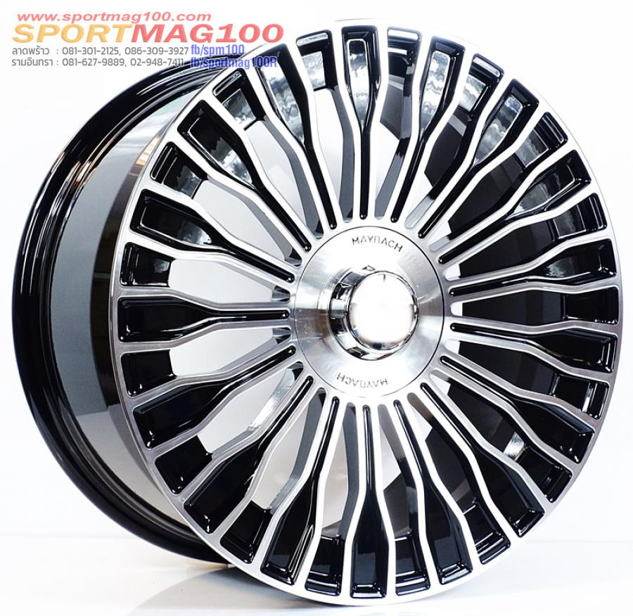 ล้อแม็กใหม่สุดเบา Forged D205406 5รู112 ดำหน้าเงา ET36-43 F8.5 R9.5 -20นิ้ว