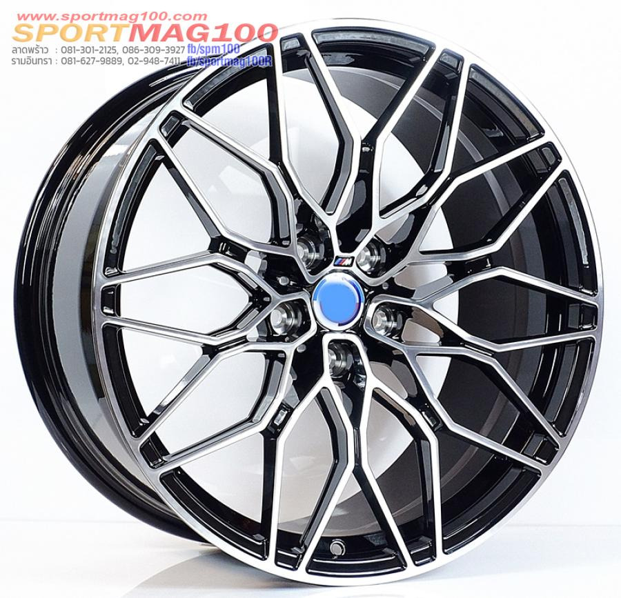 ล้อแม็กใหม่เบา Forged NEW Msport 5รู112 ET25-35 ดำหน้าเงา F8.5 R9.5 -19นิ้ว