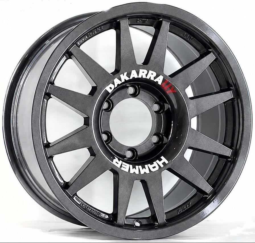ล้อแม็ก Hammer EvoCross 6รู139 ET20 สีกันเมทาลิก กว้าง9 ขอบ18นิ้ว 