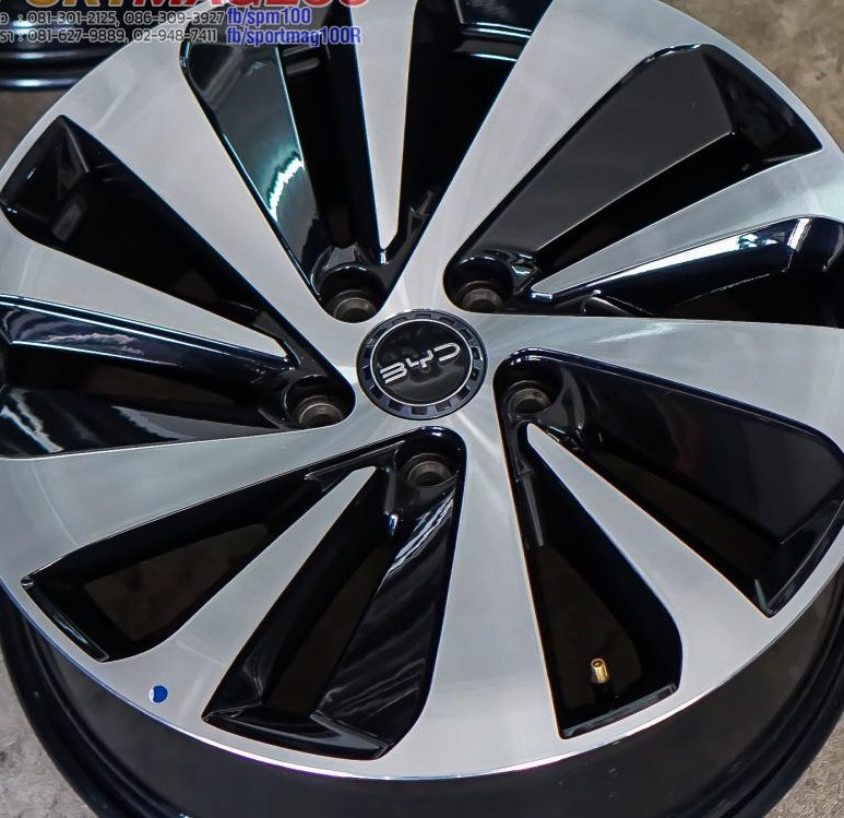 ล้อแม็กมือสอง Byd Sealion6 ขอบ19นิ้ว กว้าง7.5นิ้ว 5รู120 Offset45 (รามอินทรา)