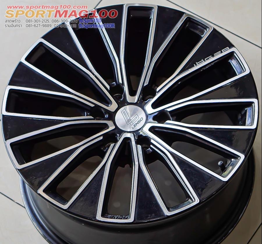 ล้อแม็กมือสอง Lenso Jager Enigma ขอบ18นิ้ว 6รู130 ET40 ดำหน้าเงา สำหรับ Toyota ตู้ตัวใหม่ กว้าง 8.5นิ้ว(รามอินทรา)