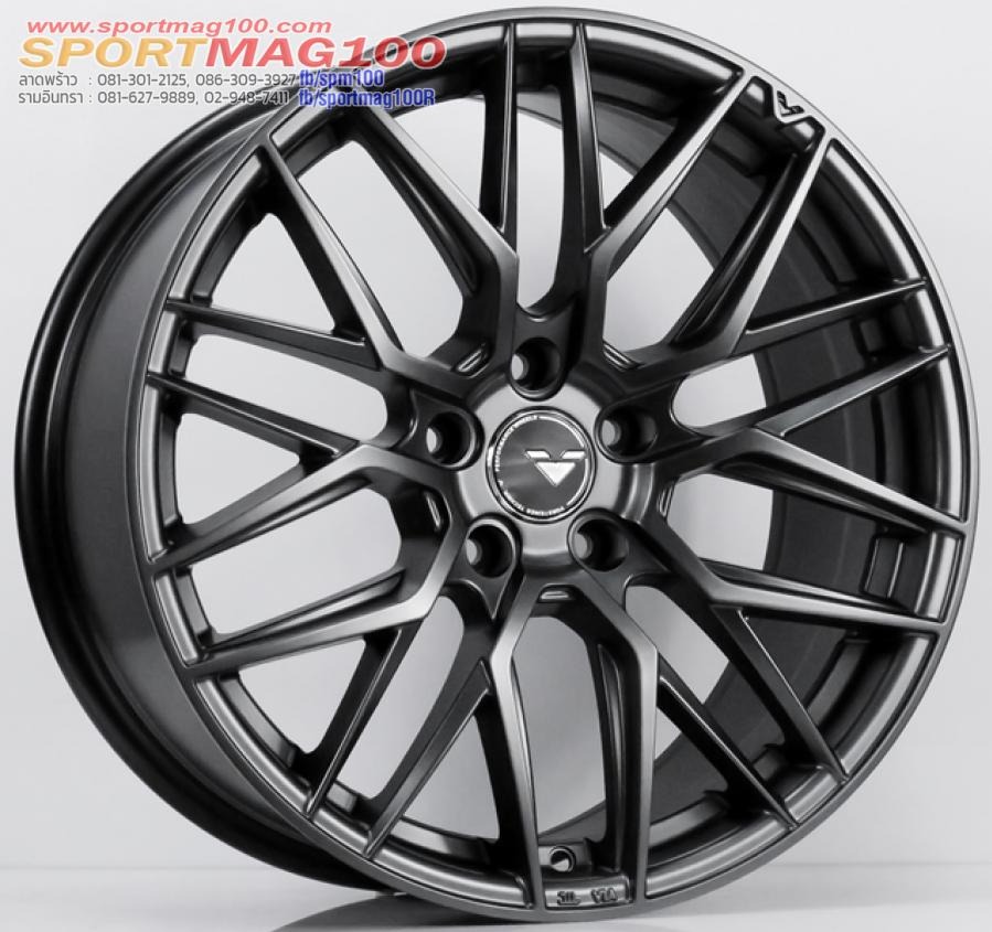 ล้อแม็ก MGW VORSTEINER สีเทาด้าน Offset38 5รู114 กว้าง 8.5นิ้ว ขอบ 18นิ้ว