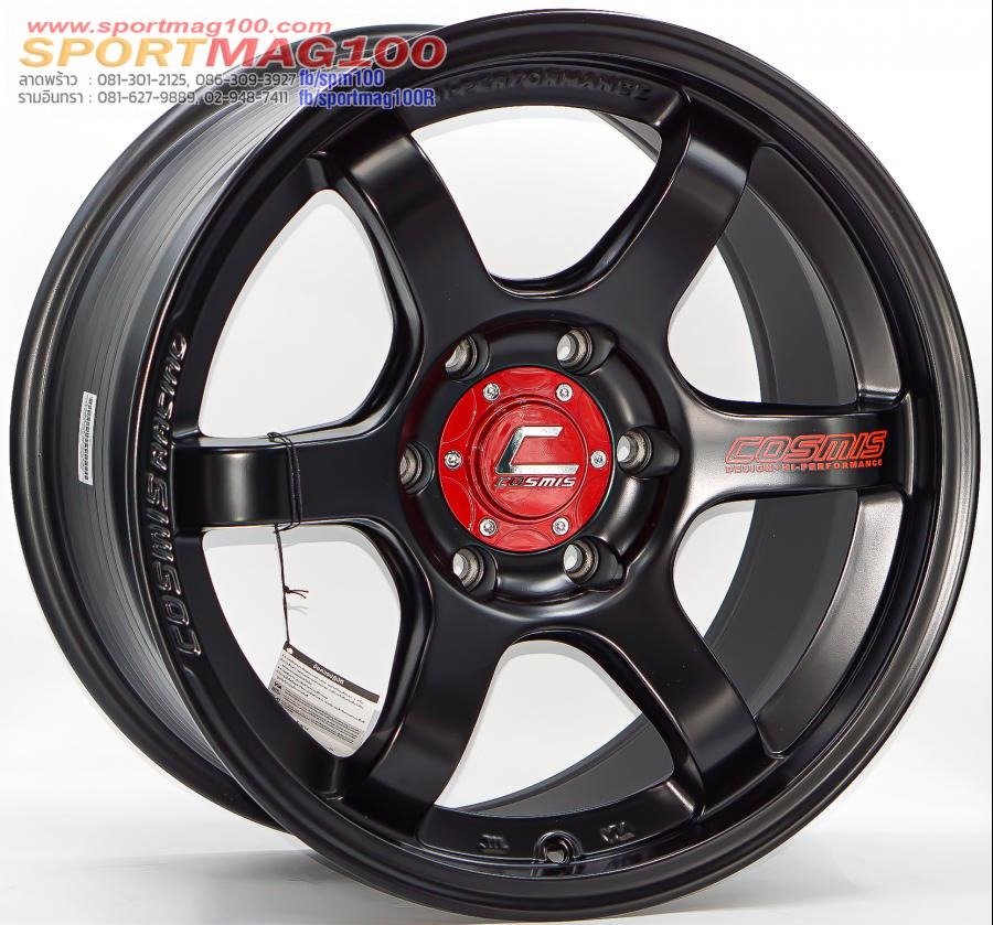 ล้อแม็กใหม่ FlowForming Cosmis RG-06SNE ขอบ18นิ้ว กว้าง9นิ้ว 6รู139.7 สีดำด้าน ET25